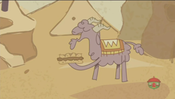 Size: 1136x640 | Tagged: safe, imported from derpibooru, screencap, goat, pony, not asking for trouble, male, prince drudtherford, sand-wich, solo