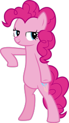 Size: 1697x3001 | Tagged: safe, artist:uponia, imported from derpibooru, pinkie pie, pony, .svg available, bipedal, female, fresh princess and friends' poses, fresh princess of friendship, lidded eyes, mare, pose, simple background, solo, the fresh prince of bel-air, transparent background, underhoof, vector