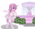 Size: 4700x3900 | Tagged: safe, artist:avchonline, imported from derpibooru, oc, oc only, oc:tutu twinkletoes, pony, semi-anthro, unicorn, absurd resolution, ballerina, ballet slippers, bipedal, bloomers, canterlot royal ballet academy, clothes, dress, evening gloves, female, flower, fountain, gloves, hello kitty, jewelry, long gloves, mare, pantyhose, rose, sanrio, simple background, solo, tiara, tutu, tutu cute, tututiful, white background