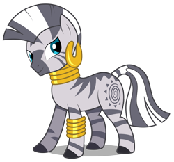 Size: 3222x3000 | Tagged: safe, artist:brony-works, imported from derpibooru, zecora, zebra, female, high res, mare, simple background, solo, transparent background, vector