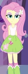 Size: 191x497 | Tagged: safe, imported from derpibooru, screencap, fluttershy, rarity, equestria girls, equestria girls (movie), boots, clothes, cropped, female, shoes, skirt, socks, solo focus