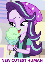 Size: 396x562 | Tagged: safe, edit, edited screencap, imported from derpibooru, screencap, starlight glimmer, equestria girls, mirror magic, spoiler:eqg specials, beanie, biased, clothes, cropped, cute, female, hat, opinion, solo, vest, watch, wristwatch