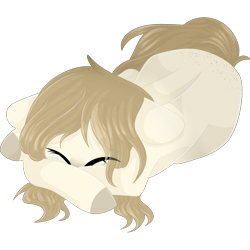 Size: 2048x2048 | Tagged: safe, artist:cinnamontee, imported from derpibooru, oc, oc only, earth pony, pony, crying, female, floppy ears, high res, mare, prone, sad, simple background, solo, transparent background