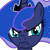 Size: 3000x3000 | Tagged: safe, artist:rasterize, artist:speedox12, imported from derpibooru, princess luna, pony, a royal problem, female, frown, glare, grumpy luna, looking at you, scowl, simple background, solo, transparent background, vector