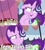 Size: 1256x1406 | Tagged: safe, edit, edited screencap, imported from derpibooru, screencap, starlight glimmer, pony, unicorn, rock solid friendship, background pony strikes again, drama bait, evil, exploitable meme, floppy ears, grin, image macro, meme, nervous, nervous grin, op is a duck, op is trying to start shit