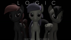 Size: 1024x576 | Tagged: safe, artist:violetdesignstudios, imported from derpibooru, oc, oc only, earth pony, pegasus, pony, 3d, female, mare