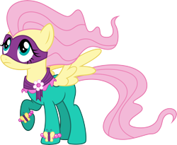 Size: 9000x7395 | Tagged: dead source, safe, artist:claritea, imported from derpibooru, fluttershy, saddle rager, pegasus, pony, power ponies (episode), absurd resolution, female, power ponies, simple background, solo, spread wings, transparent background, wings