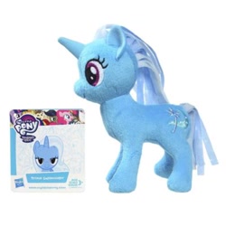 Size: 400x400 | Tagged: safe, imported from derpibooru, trixie, pony, unicorn, female, hasbro, irl, mare, photo, plushie, simple background, white background