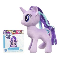 Size: 400x400 | Tagged: safe, imported from derpibooru, starlight glimmer, pony, hasbro, irl, photo, plushie, simple background, white background