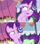 Size: 1256x1406 | Tagged: safe, edit, edited screencap, imported from derpibooru, screencap, starlight glimmer, pony, unicorn, rock solid friendship, bag, cherry, discovery family, discovery family logo, exploitable meme, female, food, g1, hair flip, hair over one eye, horn, lip bite, meme, saddle bag, solo, starlight's confessions, text, text edit, watermark