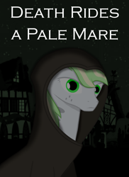 Size: 850x1166 | Tagged: safe, artist:totallynotabronyfim, imported from derpibooru, oc, oc only, oc:pale, pony, cloak, clothes, cover art, night, solo