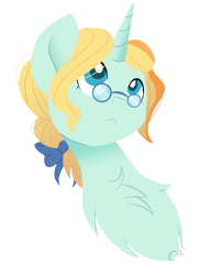 Size: 1485x1932 | Tagged: safe, artist:cha-squared, imported from derpibooru, oc, oc only, oc:valiant, pony, unicorn, female, glasses, mare, simple background, solo, transparent background