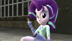 Size: 3840x2160 | Tagged: safe, artist:calliegreen, imported from derpibooru, starlight glimmer, equestria girls, 3d, clothes, female, high res, solo, source filmmaker