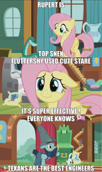 Size: 1920x3240 | Tagged: safe, edit, edited screencap, imported from derpibooru, screencap, big daddy mccolt, fluttershy, rupert, pony, snake, fluttershy leans in, engineer, mccolt family, meme, screencap comic, team fortress 2