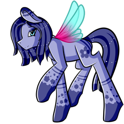 Size: 1024x1024 | Tagged: safe, artist:menmadrawing, imported from derpibooru, oc, oc only, pony, butterfly wings, simple background, solo, transparent background