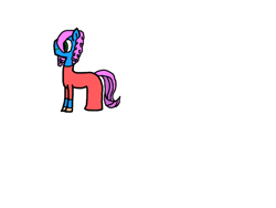 Size: 800x600 | Tagged: safe, artist:cuboneminer, artist:shiningwaterfall, imported from derpibooru, oc, oc only, oc:cminer, pony, clothes, crossdressing, dress, simple background, solo, white background
