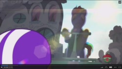 Size: 1600x900 | Tagged: safe, imported from derpibooru, screencap, bow hothoof, scootaloo, pony, parental glideance