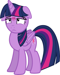 Size: 1605x1986 | Tagged: safe, artist:davidsfire, imported from derpibooru, twilight sparkle, alicorn, pony, a flurry of emotions, female, floppy ears, frown, mare, simple background, solo, stamp of forgiveness, transparent background, twilight sparkle (alicorn), vector