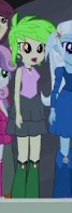 Size: 67x197 | Tagged: safe, imported from derpibooru, screencap, cherry crash, normal norman, sweetie belle, trixie, equestria girls, equestria girls (movie), background human, boots, cherry, cropped, ear piercing, earring, fall formal outfits, food, high heel boots, jewelry, necklace, piercing