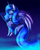 Size: 4200x5208 | Tagged: safe, artist:plaguedogs123, imported from derpibooru, princess luna, alicorn, pony, absurd resolution, female, flying, night, smiling, solo, stars