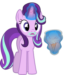 Size: 1423x1585 | Tagged: safe, artist:raindashesp, imported from derpibooru, starlight glimmer, pony, unicorn, equestria girls, mirror magic, spoiler:eqg specials, equestria girls ponified, female, food, ice cream, levitation, magic, mare, messy, messy eating, open mouth, ponified, simple background, solo, telekinesis, transparent background, vector