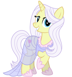 Size: 2800x3000 | Tagged: safe, artist:cheezedoodle96, imported from derpibooru, lily lace, pony, unicorn, honest apple, .svg available, clothes, dress, female, looking at you, mare, raised hoof, see-through, shoes, simple background, smiling, solo, svg, transparent background, vector