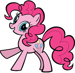 Size: 1200x1183 | Tagged: safe, artist:millarts-artworks, imported from derpibooru, pinkie pie, pony, female, simple background, solo, stock vector, transparent background