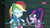 Size: 854x480 | Tagged: safe, imported from derpibooru, screencap, rainbow dash, sci-twi, twilight sparkle, equestria girls, movie magic, spoiler:eqg specials, clothes, eyes closed, female, geode of super speed, geode of telekinesis, glasses, magical geodes, subtitles, teletoon