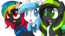 Size: 640x360 | Tagged: dead source, safe, artist:marytheechidna, imported from derpibooru, pony, ask the console ponies, console ponies, nintendo, playstation, ponified, solo, wii, xbox