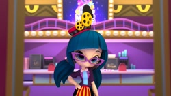 Size: 1920x1080 | Tagged: safe, imported from derpibooru, screencap, juniper montage, equestria girls, the show must go on, cinema, doll, equestria girls minis, female, irl, photo, toy
