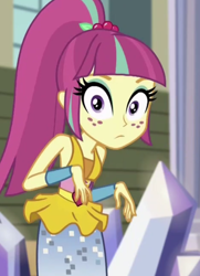 Size: 584x808 | Tagged: safe, imported from derpibooru, screencap, sour sweet, dance magic, equestria girls, spoiler:eqg specials, cropped, disco dress, female, solo