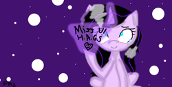 Size: 1560x784 | Tagged: safe, artist:pinkiscuuupcake, imported from derpibooru, oc, oc only, oc:shadow spark, pony, deviantart muro, solo