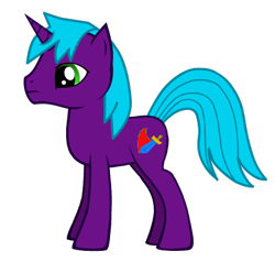 Size: 420x400 | Tagged: safe, artist:doctordoguu, artist:raakamagna, imported from derpibooru, oc, oc only, oc:midnight edge, pony, unicorn, pony creator, fanfic, fimfiction, male, planeswalker, simple background, solo, transparent background