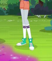 Size: 178x207 | Tagged: safe, imported from derpibooru, screencap, derpy hooves, equestria girls, legend of everfree, camp everfree outfits, clothes, converse, cropped, female, legs, pictures of legs, shoes, sneakers, socks