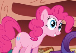 Size: 658x459 | Tagged: safe, imported from derpibooru, screencap, pinkie pie, pony, female, mare, solo