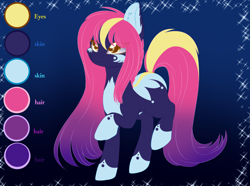 Size: 1024x762 | Tagged: safe, artist:little-sketches, artist:php146, imported from derpibooru, oc, oc only, oc:mei, earth pony, pony, colored pupils, female, mare, raised hoof, raised leg, reference sheet, solo