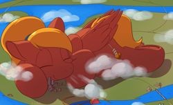 Size: 3450x2100 | Tagged: safe, artist:goat train, imported from derpibooru, oc, oc only, oc:honey butter, pony, commission, female, giant pony, macro, mare, ych result