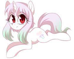 Size: 2048x1620 | Tagged: safe, artist:verawitch, deleted from derpibooru, imported from derpibooru, oc, oc only, oc:reverie, pony, female, mare, prone, simple background, solo, white background