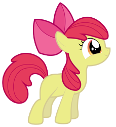 Size: 7328x8000 | Tagged: safe, artist:omniferious, imported from derpibooru, apple bloom, pony, absurd resolution, female, simple background, solo, transparent background, vector