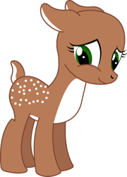 Size: 510x708 | Tagged: safe, artist:shadowfoxgraphics, imported from derpibooru, deer, pony, fawn, simple background, solo, transparent background, vector