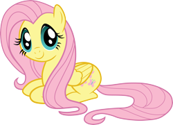 Size: 4251x3061 | Tagged: safe, artist:oceanity, imported from derpibooru, fluttershy, pegasus, pony, absurd resolution, female, mare, simple background, solo, transparent background, vector, vector trace