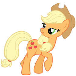 Size: 1200x1200 | Tagged: safe, artist:ancientkale, imported from derpibooru, applejack, pony, female, simple background, solo, transparent background, vector