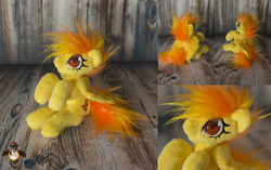 Size: 1594x1000 | Tagged: safe, artist:essorille, imported from derpibooru, spitfire, pony, irl, photo, plushie, solo