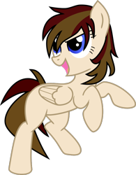 Size: 706x904 | Tagged: safe, artist:mici124, artist:micioutaki, imported from derpibooru, oc, oc only, oc:sweety fly, pegasus, pony, cute, simple background, solo, transparent background, vector