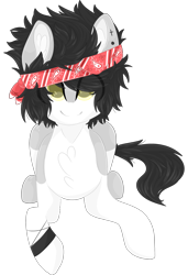 Size: 2048x3000 | Tagged: safe, artist:cinnamontee, imported from derpibooru, oc, oc only, oc:brody, earth pony, pony, bandana, high res, male, simple background, solo, stallion, transparent background