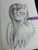 Size: 2448x3264 | Tagged: safe, artist:nikjessica, imported from derpibooru, fluttershy, pony, bust, female, looking at you, monochrome, pencil drawing, portrait, solo, traditional art, wings