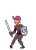 Size: 633x889 | Tagged: safe, artist:secretgoombaman12345, imported from derpibooru, scootaloo, human, armor, cardboard, female, humanized, meanie belle, shield, simple background, solo, sword, transparent background, weapon