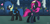Size: 2250x1080 | Tagged: safe, artist:noah-x3, imported from derpibooru, oc, oc only, oc:midnight light, oc:neon flare, pegasus, pony, clothes, cute, female, goggles, locker room, mare, raised hoof, show accurate, uniform, wonderbolt trainee uniform