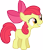 Size: 5843x6858 | Tagged: safe, artist:lilcinnamon, imported from derpibooru, apple bloom, pony, .psd available, absurd resolution, apple bloom's bow, bow, female, hair bow, simple background, solo, trace, transparent background