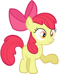 Size: 4689x5845 | Tagged: safe, artist:lilcinnamon, imported from derpibooru, apple bloom, earth pony, pony, .psd available, absurd resolution, female, filly, simple background, solo, trace, transparent background